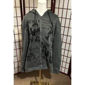 Roomwe Extra large Nashville hoodie grunge throwback Y2K